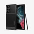 ACS03914 - Galaxy S22 Ultra 5G Case Rugged Armor in black showing the back